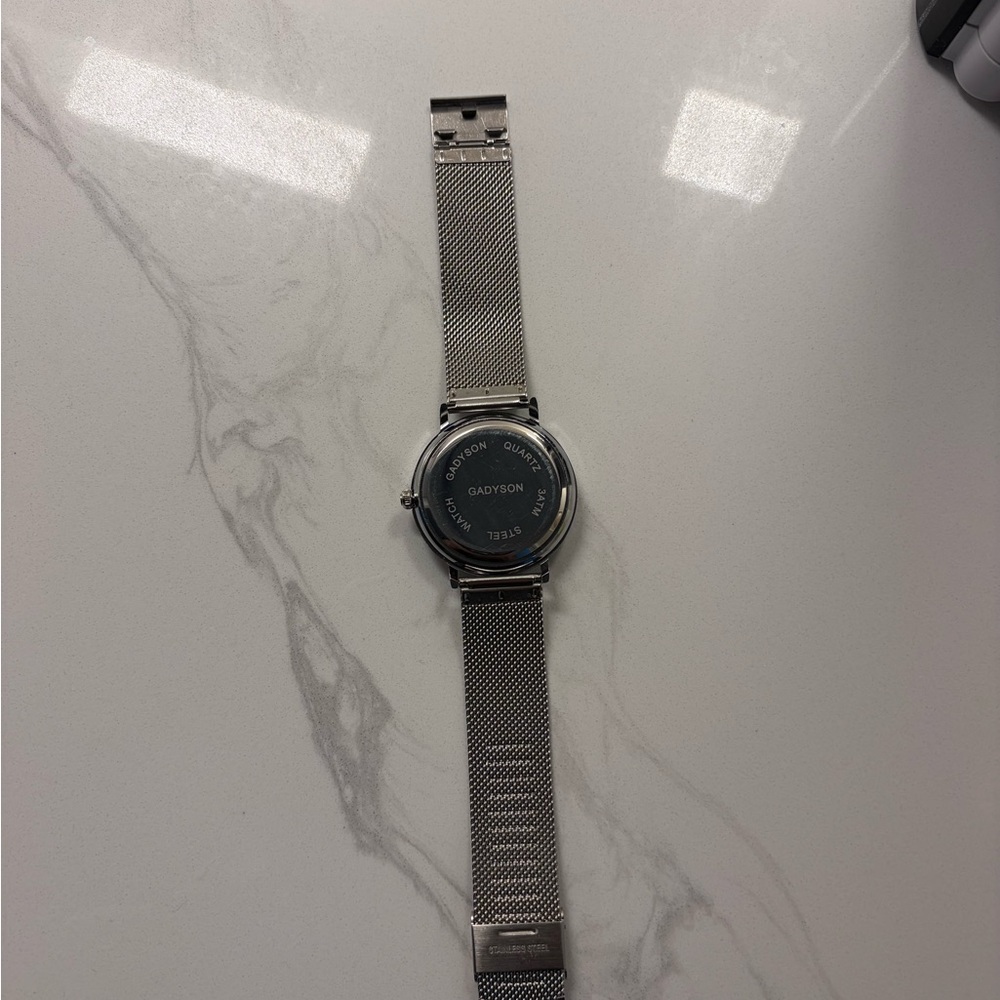 Gadyson Black and Silver Quartz Watch - Picture 4 of 4